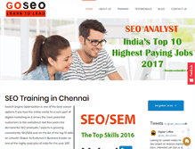 Tablet Screenshot of goseo.co.in